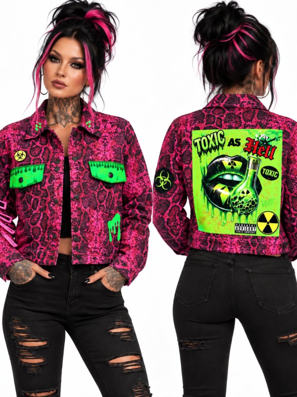Brand: Rebel Reborn Size:XL Color:Neon Pink, Neon Green, Black Condition:NWT